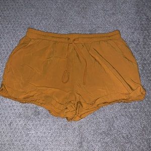 Forever 21 Linen Mid-Rise Shorts